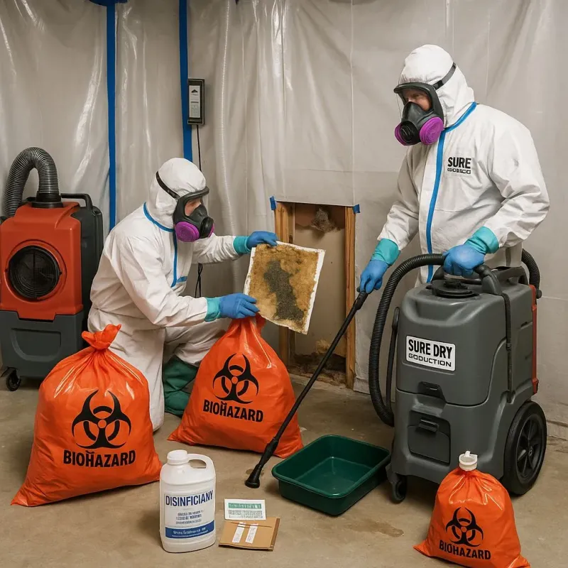 Contaminated Water Handling Protocols process in Springhill, LA