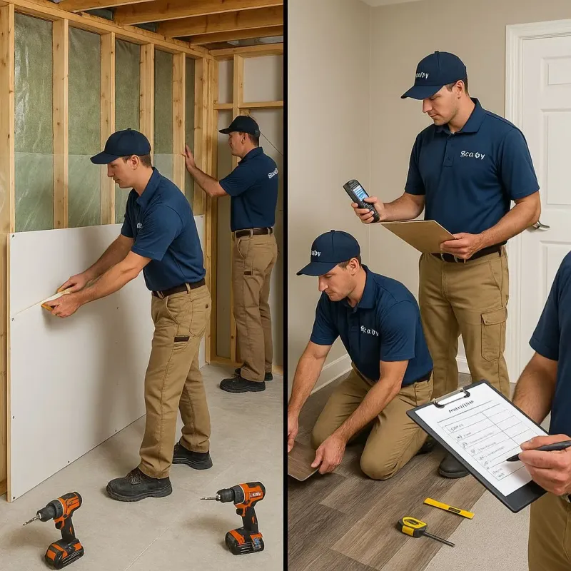 Repairs and Reconstruction process in Springhill, LA