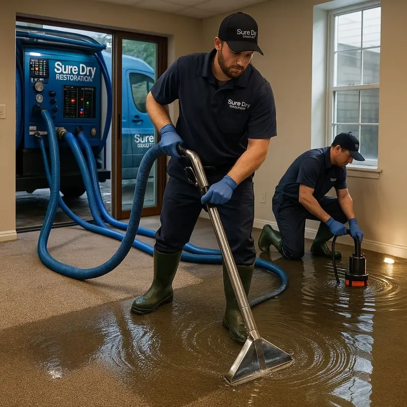 Water Extraction and Removal process in Springhill, LA